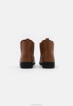 Z62T1956 Women Anna Field Ankle Boots Cognac - Image 4