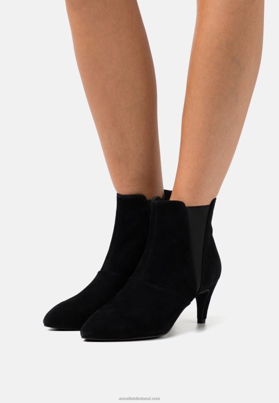 z62t1959_women_anna_field_leather_ankle_boots_black.jpg Z62T1959 Women Anna Field Leather Ankle Boots Black - Image 1
