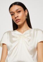 Z62T195 Women Anna Field Shift Dress Off White/Black - Image 6