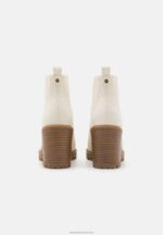 Z62T1960 Women Anna Field High Heeled Ankle Boots White - Image 4