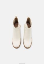 Z62T1960 Women Anna Field High Heeled Ankle Boots White - Image 6