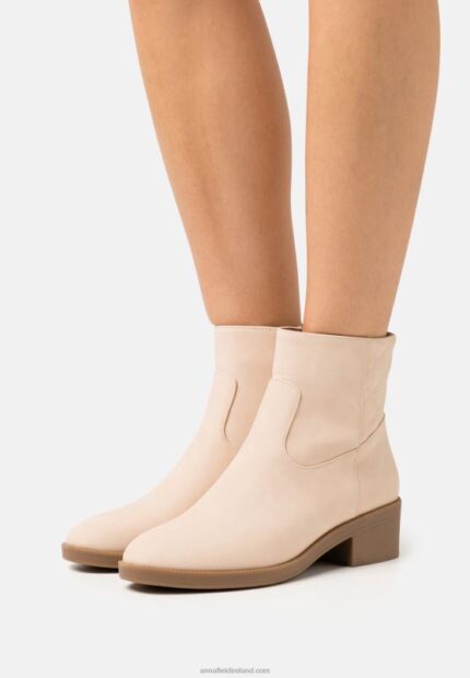 Z62T1961 Women Anna Field Classic Ankle Boots Beige
