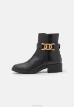 Z62T1963 Women Anna Field Leather Classic Ankle Boots Black - Image 2