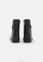 Z62T1963 Women Anna Field Leather Classic Ankle Boots Black - Image 4