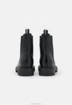 Z62T1971 Women Anna Field Leather Classic Ankle Boots Black - Image 4