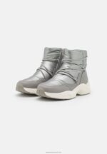 Z62T1972 Women Anna Field Ankle Boots Gunmetal - Image 3