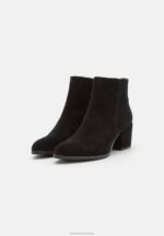 Z62T1978 Women Anna Field Leather Ankle Boots Black - Image 3