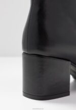 Z62T1980 Women Anna Field Leather Classic Ankle Boots Black - Image 3