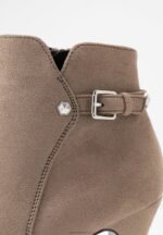 Z62T1987 Women Anna Field High Heeled Ankle Boots Taupe - Image 7