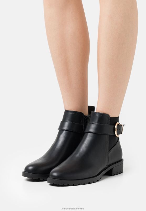 z62t1989_women_anna_field_classic_ankle_boots_black.jpg Z62T1989 Women Anna Field Classic Ankle Boots Black - Image 1