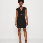 Z62T198 Women Anna Field Shift Dress Black