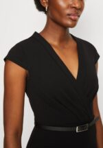 Z62T198 Women Anna Field Shift Dress Black - Image 6