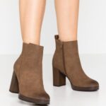 Z62T1991 Women Anna Field Ankle Boots Cognac