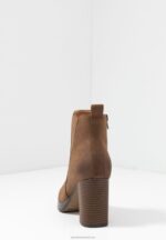 Z62T1991 Women Anna Field Ankle Boots Cognac - Image 6