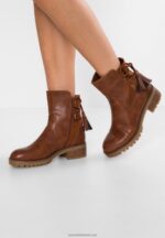 Z62T1996 Women Anna Field Winter Boot Classic Ankle Boots Cognac