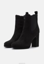 Z62T1997 Women Anna Field High Heeled Ankle Boots Black - Image 3