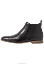 Z62T2002 Women Anna Field Leather Ankle Boots Black - Image 2