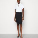 Z62T200 Women Anna Field Shift Dress Black/White