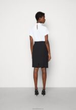 Z62T200 Women Anna Field Shift Dress Black/White - Image 3
