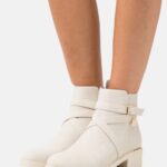 Z62T2010 Women Anna Field Ankle Boots Beige