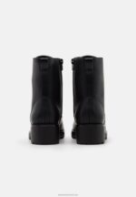 Z62T2013 Women Anna Field Lace-Up Ankle Boots Black - Image 4