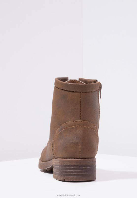 Z62T2015 Women Anna Field Winter Boot Lace-Up Ankle Boots Coffee - Image 5