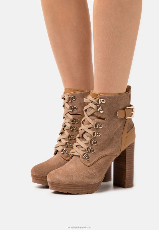 z62t2018_women_anna_field_leather_lace_up_ankle_boots_cognac.jpg Z62T2018 Women Anna Field Leather Lace-Up Ankle Boots Cognac - Image 1