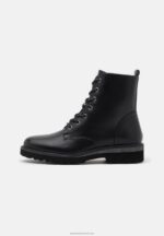 Z62T2019 Women Anna Field Lace-Up Ankle Boots Black - Image 2