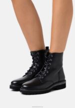 Z62T2019 Women Anna Field Lace-Up Ankle Boots Black