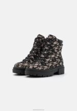 Z62T2021 Women Anna Field Platform Ankle Boots Pink - Image 3