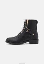 Z62T2025 Women Anna Field Lace-Up Ankle Boots Black - Image 2