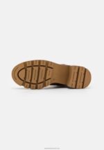 Z62T2032 Women Anna Field Leather Winter Bootie Winter Boots Cognac - Image 5