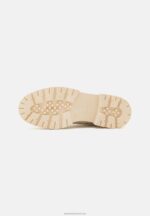 Z62T2033 Women Anna Field Lace-Up Ankle Boots Off-White - Image 5
