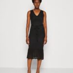 Z62T208 Women Anna Field Shift Dress Black