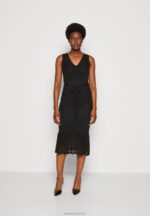 Z62T208 Women Anna Field Shift Dress Black