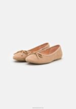 Z62T2095 Women Anna Field Ballet Pumps Taupe - Image 3