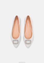 Z62T2098 Women Anna Field Ballet Pumps White - Image 6