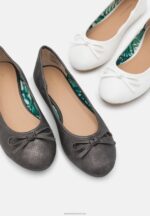 Z62T2101 Women Anna Field 2 Pack Ballet Pumps Black/White - Image 7