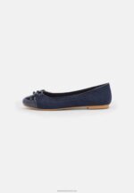 Z62T2102 Women Anna Field Ballet Pumps Dark Blue - Image 2