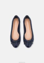 Z62T2102 Women Anna Field Ballet Pumps Dark Blue - Image 6