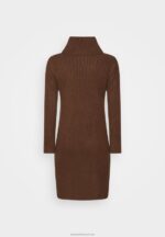 Z62T210 Women Anna Field Jumper Dress Dark Brown - Image 2