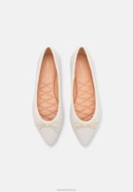 Z62T2111 Women Anna Field Ballet Pumps White - Image 6