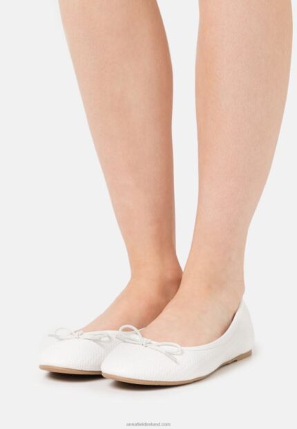 Z62T2121 Women Anna Field Ballet Pumps White
