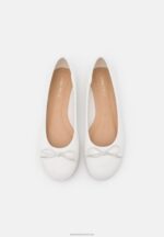 Z62T2121 Women Anna Field Ballet Pumps White - Image 6