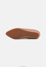 Z62T2128 Women Anna Field Leather Ballet Pumps Light Pink - Image 5