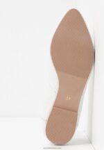 Z62T2135 Women Anna Field Leather Ballerinas Ballet Pumps White - Image 7