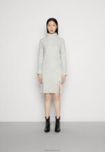 Z62T213 Women Anna Field Jumper Dress Mottled Light Grey