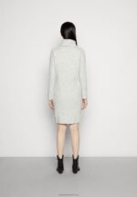 Z62T213 Women Anna Field Jumper Dress Mottled Light Grey - Image 3