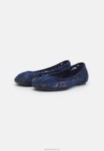Z62T2141 Women Anna Field Ballet Pumps Dark Blue - Image 3