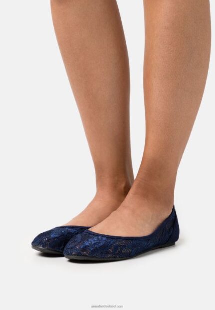 Z62T2141 Women Anna Field Ballet Pumps Dark Blue